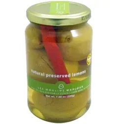 Les Moulins Mahjoub Organic Preserved Lemons - 7 oz jar