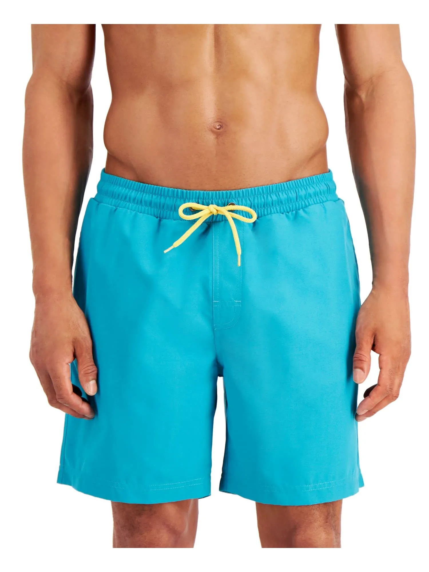 Men's Quick-Dry Performance Solid 7" Swim Trunks, Created for Macy's