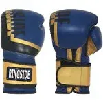 Ringside Bullet Sparring Glove, Gold/Blue, 14 oz