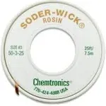 Chemtronics Desoldering Braid Soder Wick Rosin