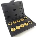 10 Piece Set Solid Brass Precision Machined Router Template Bushings Guide Bearings RB