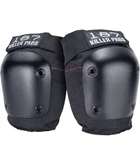 187 Killer Pads Fly Knee Pad, Black, Small Black / Black