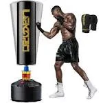 LEKÄRO Free Standing Punch Bag With Boxing Gloves, Heavy Boxing Bag With St