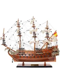 San Felipe Ship Model Handmade Wooden Ship Fully Assembled