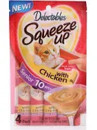 Delectables Squeeze Up Variety Packs Interactive Lickable Wet Cat Treats.