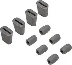 Ruvati Rinse Grid Bumpers (6 qty) and Feet (4 qty) Set - Gray - RVA11019