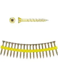 Simpson Strong-Tie HCKWSV134S Strong-Drive WSV Subfloor Screw (Collated) ?Çö #9 x 1-3/4 in. T25, Yellow Zinc (1000-Qty)