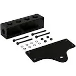 Viair 92820 6 Port Manifold with Mounting Holes, Black