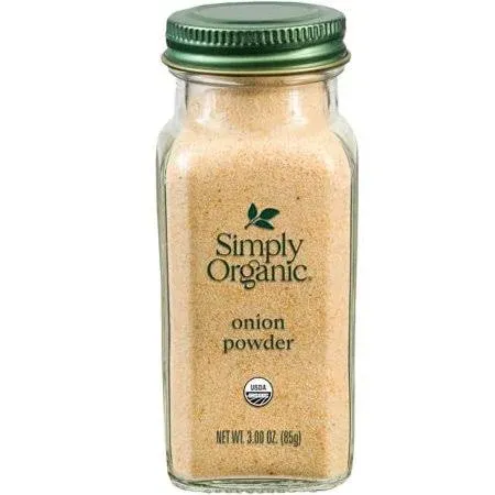 Simply Organic White Onion Powder, Certified Organic | 3 oz | Pack of 2 | Allium cepa