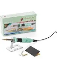 Encaustic Art Stylus Pro Low Heat Tool -Includes Stylus, 3 Attachments-Standard Drawing Tip, Brush Head And Rectangle Shape