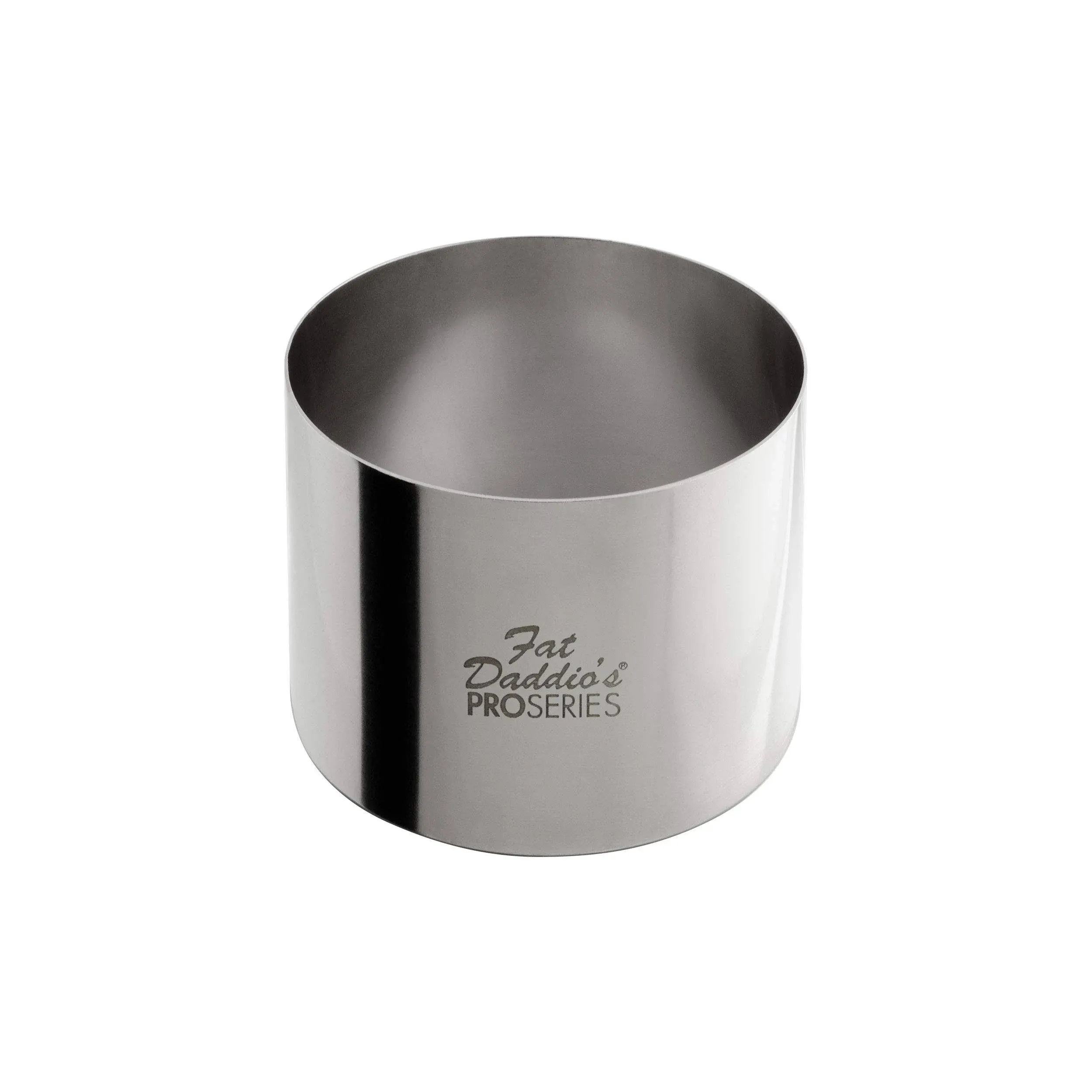 Fat Daddio's Stainless Steel Round Cake & Pastry Ring, 3 x 2 inch