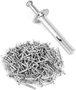 Hammer Drive Nails in Anchor 1/4&#034; x 1-1/2&#034; 200 per Box