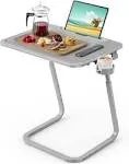 TV Tray Table - Heavy Duty Extra Large TV Tray Grey