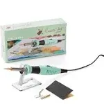 Encaustic Art Stylus Pro Low Heat Tool -Includes Stylus, 3 Attachments-Standard Drawing Tip, Brush Head and Rectangle Shape- Encaustic Painting