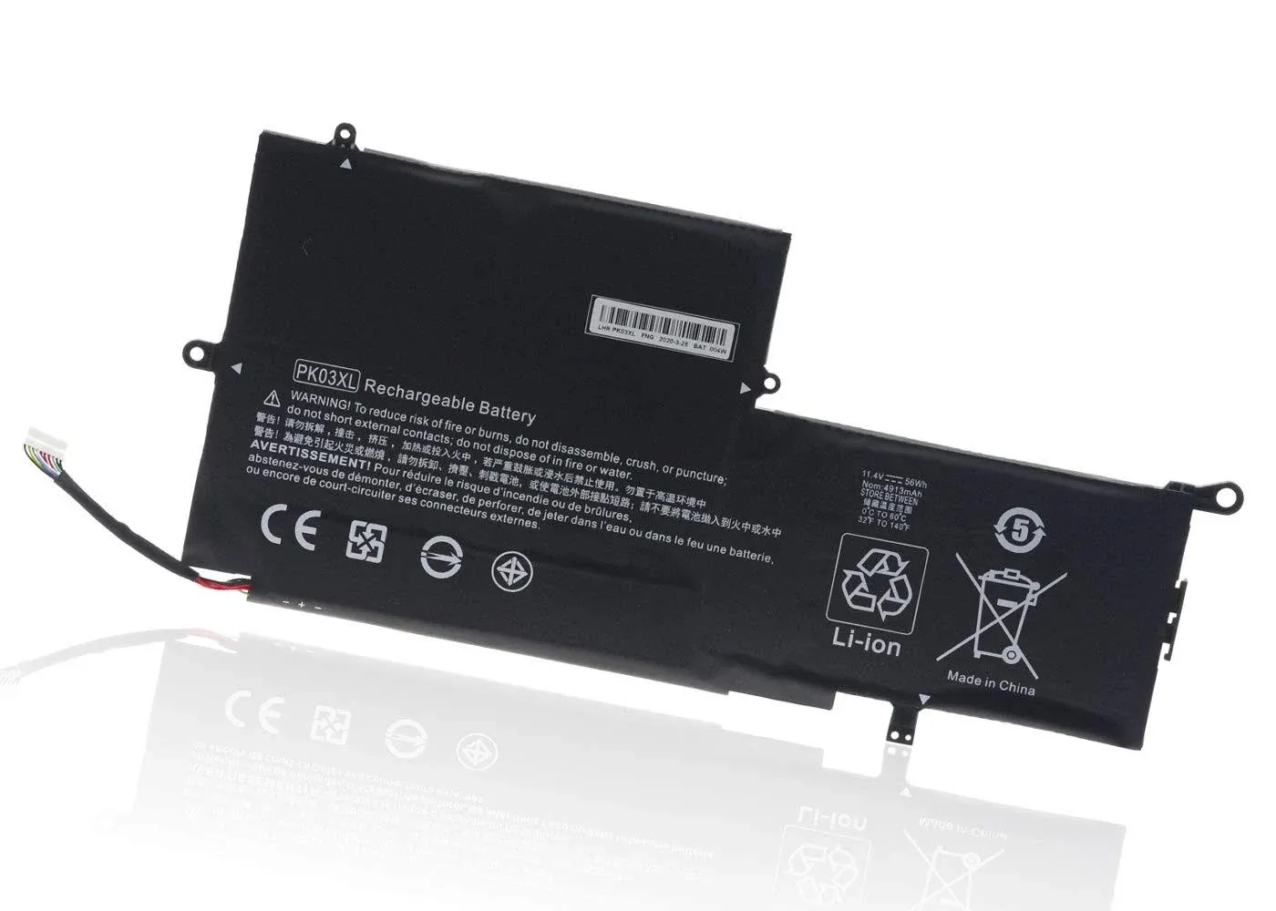 Rechargeable Laptop Battery Pack PK03XL