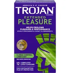 Trojan Extended Pleasure 12 Count