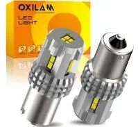 OXILAM 2023 Upgraded 1156 LED Bulbs Reverse Light 6000K White 400% Brightness 3000 Lumens