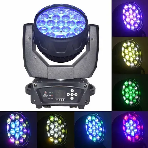 19X15W Zoom Beam Wash Moving Head Light for Stage Lighting Effect with RGBW 4In1