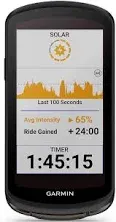 Garmin Edge® 1040 Solar, GPS Bike Computer with Solar Charging Capabilities, On and Off-Road, Spot-On Accuracy, Long-Lasting Battery, Device Only