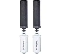 Berkey Replacement Includes 2 Black Filters and 2 Fluoride Filters