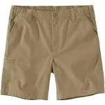 Carhartt Men's Rugged Flex Relaxed Fit 8in Canvas Work Shorts Dark Khaki / 38