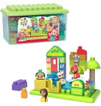 Just Play CoComelon Patch Academy, 53 Large Building Blocks Includes 6 Character Figures, Officially Licensed Kids Toys for Ages 18 Month