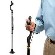 Walking Cane for Men and Walking Canes for Women Special Balancing - Cane Walking Stick Have 10 Adjustable Heights - self Standing Folding Cane, Portable Collapsible Cane, Comfortable