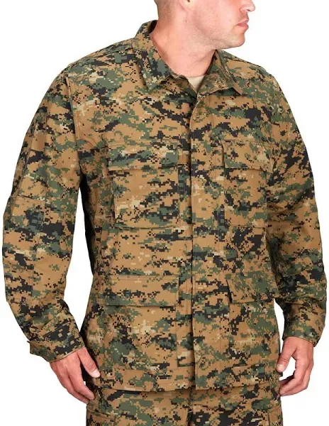 Propper Uniform BDU Coat  60/40 Cotton/Poly RS WOODLAND