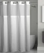 Hookless Microfiber Shower Curtain