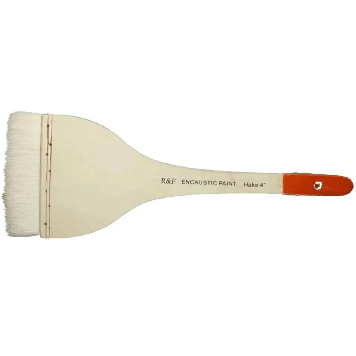 R&F Encaustic Hake Brush - Short Handle, Size 4"