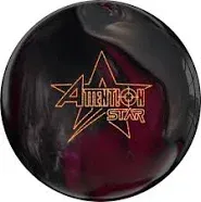 Bowlerstore Products Roto Grip PRE-DRILLED Attention Star Bowling Ball - Berry/Silver/Iron 13 lb