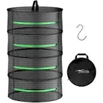 iPower 2ft 4-8 Layer Hanging Herb Mesh Rack Foldable Drying Net Shelves w/Zipper