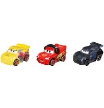 Disney Pixar Cars Mini Racers 3-Pack