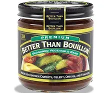 Better Than Bouillon Premium Seasoned Vegetable Base, 8 oz Jar