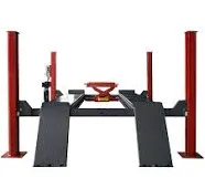 Katool KT-4H150 Heavy Duty 4-Post Alignment Lift 15,000lbs. Rolling Jack Included - 4H150