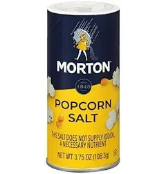 Morton popcorn salt 3.75-oz, Pack of 2