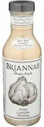 BRIANNAS - Home Style Asiago Caesar Dressing – Fine Salad Dressing made with Premium Ingredients - Gluten Free & Low Sugar Dressing - 12 oz. Bottle