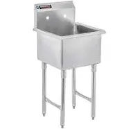 DuraSteel 1 Compartment Commercial Food Preparation Sink