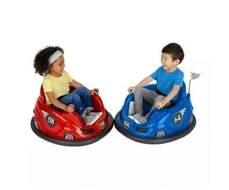 Flybar 6-Volt Battery Powered Electric Bumper Cars (2 Pack)