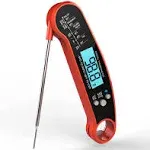 Nescope Digital Meat Thermometer Instant Read Waterproof Food Thermometer BBQ thermometer with Backlight Magnet Calibration Thermometer for Kitchen Outdoor Cooking BBQ Grill Candy (Red) (Red)
Download Images
 Configuration