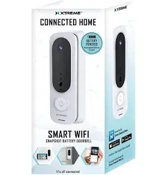 Connected Home Smart Wi-Fi Snapshot Camera Battery Doorbell