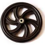 HEALTHLINE Wheels (REAR) for Walker Rollator 7.5&#034; Inch Black, Pair 