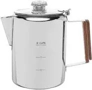 Coletti Stainless Steel 12 Cup Coffee Percolator