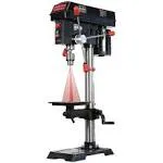 BUCKTOOL Bench Drill Press with IIIA Laser and Work Light 12-Inch 6.2-A Professional