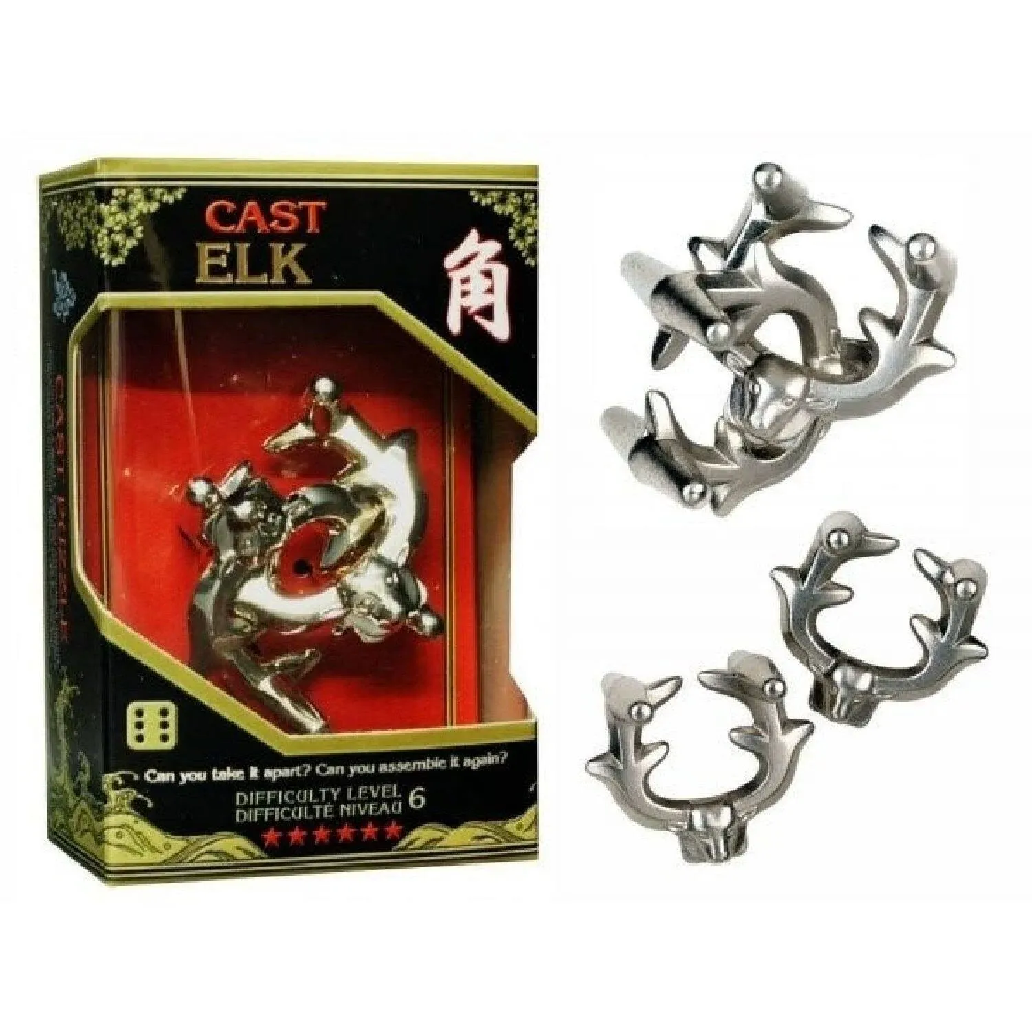 Hanayama Huzzle Puzzle Cast Elk [difficulty level 5] Japan