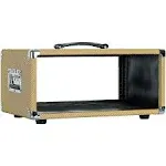 Gator Cases Retro Series Vintage Amp Rack Case; 4U Black (GR-RETRORACK-4BK)