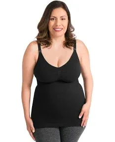 Kindred Bravely Nursing cami Tank top like new black womens size large busty