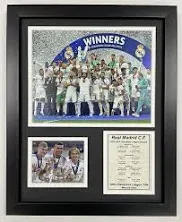 Legends Never Die, Inc. Real Madrid CF 2021-2022 Uefa Champions League Winner Framed Photo Collage