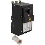 Square D QOB320GFI Circuit Breaker, GFCI, 20A, 120/240 VAC