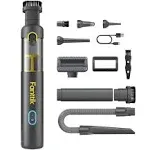 Fanttik Slim V8 Apex Car Vacuum, 19000Pa High Power, 4 in 1 Portable Mini Vacuum, 2.5H Type-C Fast Charge, 40 Mins Runtime, RobustClean Handheld